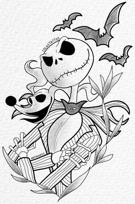 Skull Drawing Ideas, Simple Skull Drawing, Jack Skellington Drawing, Easy Skull Drawings, Jack Skellington Tattoo, Cool Skull Drawings, Tim Burton Tattoo, Jack Nightmare Before Christmas, Nightmare Before Christmas Drawings