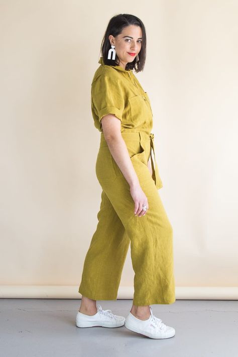 Coveralls Pattern, Boiler Suit Pattern, Coverall Pattern, Closet Core Patterns, Suit Sewing Patterns, Flight Suit, Suit Pattern, Vintage Workwear, Boiler Suit