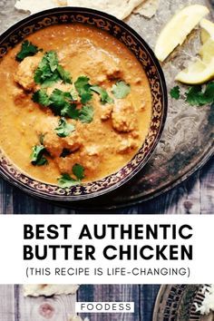 Authentic Butter Chicken Recipe, Authentic Butter Chicken, Polish Plates, Creamy Butter Chicken, Butter Chicken Recipe Indian, Simple Marinade, Indian Butter Chicken, Curry Recipes Indian, Butter Chicken Recipe