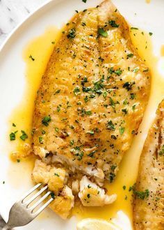 Lemon Butter Sauce For Fish, Butter Sauce For Fish, Sauce For Fish, Pan Fried Fish, Fish Dinner Recipes, One Pot Dinners, Lemon Butter Sauce, Fish Recipes Healthy, Fish Dinner