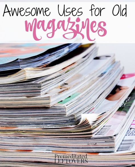 How To Use Old Magazines Crafts, Upcycle Old Magazines, Ideas For Old Magazines, Recycled Magazine Art Projects, Uses For Old Magazines, Upcycled Magazine Crafts, Things To Do With Magazines, Magazine Craft Ideas, Magazine Decoupage Ideas