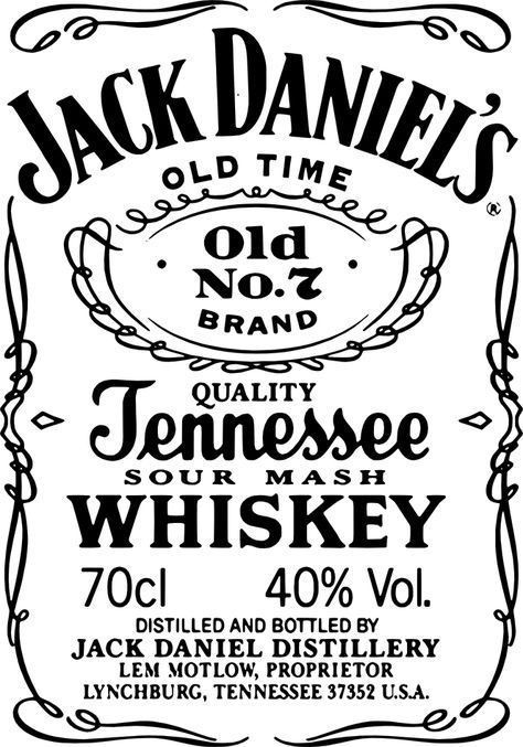 Blank Jack Daniels Label Template Jack Daniels Label, Vinyl Party, Jack Daniels Logo, Whiskey Logo, Projets Cricut, Jack Daniel, Tumbler Decal, Images Esthétiques, Diy Cricut