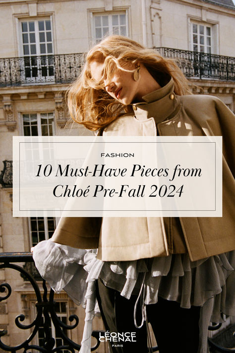 Discover the top 10 standout pieces from Chloé Pre-Fall 2024 Collection that are set to define next season's fashion trends. Photo: @launchmetrics Autumn 24 Trends, Autumn Winter 2024 Outfits, Trend Autumn 2024, Style Inspiration Fall 2024, Fall 24 Trends, European Fall Fashion 2024, Fall 2024 Fashion Trends Europe, Winter 2024 Trends Fashion, French Fall Fashion 2024