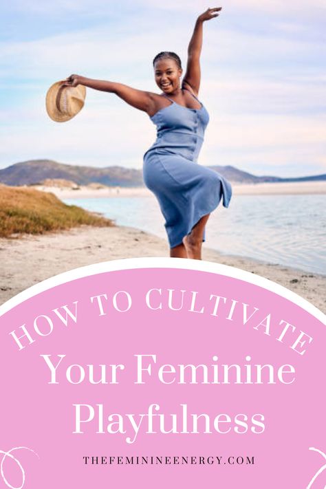 What better way to enjoy life than to connect to your feminine energy and be playful!?  In this article, we explore the importance of feminine playfulness and how to cultivate it in your daily life. How To Be Soft And Feminine, Feminine Radiance, Masculine Traits, Femininity Tips, Fabulous 50, Feminine Spirituality, Divine Feminine Spirituality, Joyful Life, Relationship Books