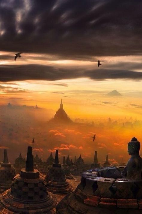 Borobudur, Indonesia. magnificent. Agama Buddha, Voyage Bali, Bali Lombok, Destination Voyage, Padang, Palawan, Beautiful Places In The World, Asia Travel, Places Around The World