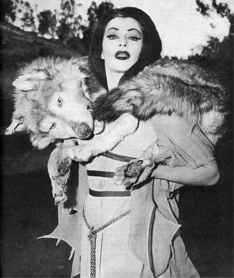 Yvonne deCarlo as  Lilly Munster in her wolf coat. Munsters Tv Show, Herman Munster, The Munster, Lily Munster, Yvonne De Carlo, Elvira Mistress Of The Dark, The Munsters, Monster Mash, Classic Monsters