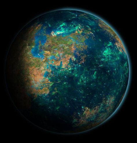 Terraformed Mars, Star Wars Planets, Planet Design, Planets And Moons, Planets Art, Space Planets, Alien Planet, Alien Concept Art, Alien Worlds