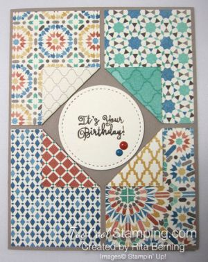 Corner Flip Card, Diy Note Cards, Patchwork Cards, Stampin Up Karten, Dsp Cards, Crafts Cards, Bday Cards, Paper Work, Flip Cards