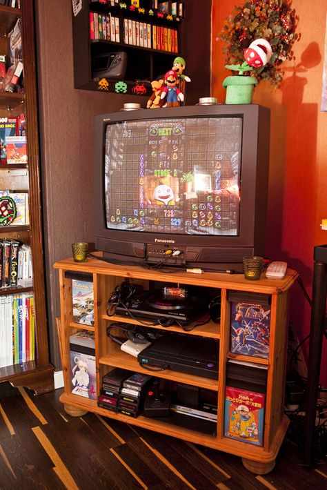 TV Setup 3 #RetroRoom #GameRoom #GameCollection #GameCollector #Collector #Collection #RetroGaming #Retro #Video #Gaming #stopXwhispering #RetroGamer #RetroVideoGaming 80s Room, Geek Room, Nerd Room, Retro Games Room, Video Game Rooms, Retro Room, Game Collection, Retro Video, Video Gaming