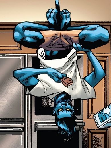 Nightcrawler from Uncanny X-Men Vol 5 #1 - art by Mahmud Asrar Kurt Wagner Xmen Evolution, Uncanny Spiderman, Night Crawler Wallpaper, Nightcrawler Xmen Comic, Nightcrawler Xmen Fanart, Nightcrawler X Wolverine, Kurt Wagner Comics, Wolverine X Nightcrawler, Nightcrawler Aesthetic