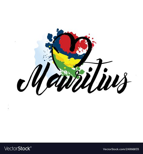 Mauritius Tattoo Ideas, Mauritius Tattoo, Mauritius Flag, Texture Sketch, Independence Day Drawing, Flag Drawing, Cocktails Vector, Year In Pixels, Clinic Interior