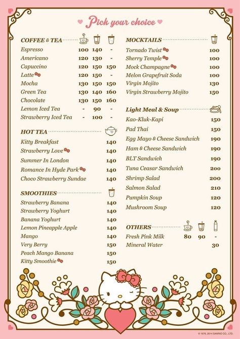 Hello Kitty Cafe Menu Bloxburg, Hello Kitty Id Code Bloxburg, Bloxburg Cafe Decals Codes Hello Kitty, Hello Kitty Menu Bloxburg, Roblox Id Codes For Pictures Hello Kitty, Bloxburg Cafe Menu Decals Codes Pink, Bloxburg Menu Decals Cafe, Hello Kitty Cafe Roblox Ideas Bloxburg, Aesthetic Menu Ideas