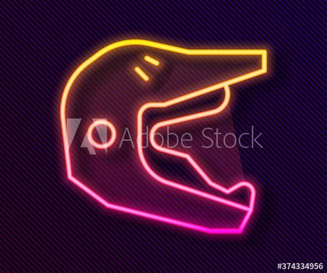 Motorcycle Helmet, Motorcycle Helmets, Motocross, Black Background, Black Backgrounds, Stock Vector, Graffiti, Vector Illustration, Neon Signs