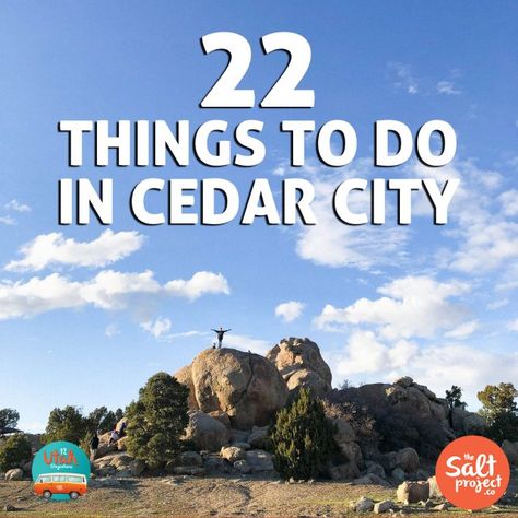 22 Things to do in Cedar City | 12 Utah Staycations | The Salt Project | Things to do in Utah with kids Brian Head Utah, Utah With Kids, Utah Summer, Things To Do In Utah, Cedar City Utah, West Coast Travel, Southwest Travel, Cedar City, Las Vegas Trip