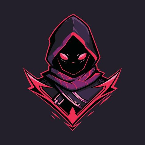 Ninja Head Mascot Logo for Esport. Ninja T-shirt Design. Ninja Logo. Ninja Sticker Ninja Red, Ninja Design, Ninja Stickers, Ninja Logo, Women Faces, Mascot Logo, Woman Face, T Shirt Design, Fortnite