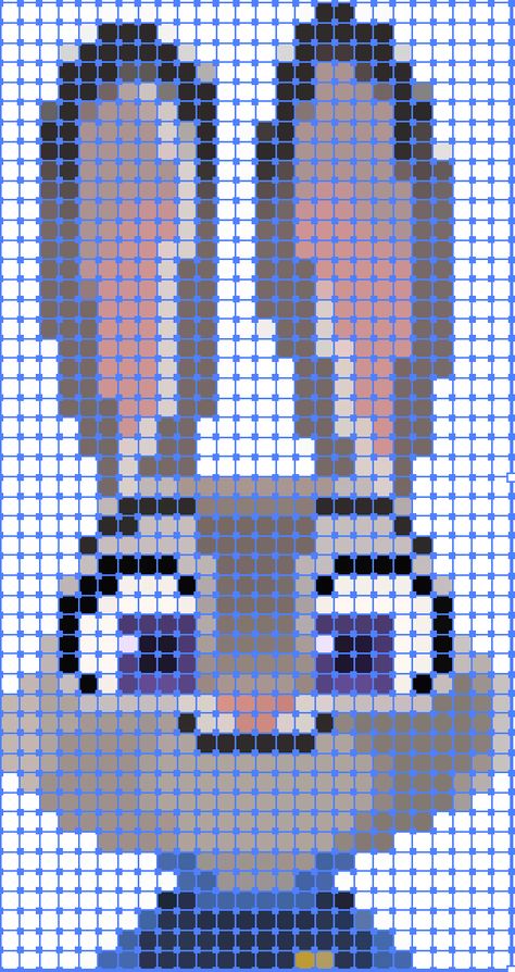 Zootopia pixel quilt idea. Pixel Quilt, Pixel Art Ideas, Pixel Quilting, Pokemon Game, Art Pixel, Graph Paper Drawings, Easy Pixel Art, Pixel Art Templates, Pixel Drawing