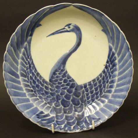 Ashmolean Museum, Herons, Porcelain Dish, China Painting, Porcelain Art, Antique Ceramics, Art Japonais, Japanese Porcelain, Ceramics Ideas Pottery