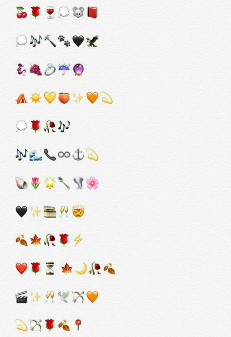 Instagram Captions Emoji Combos, Snapchat Friend Emojis, Snapchat Emojis, Aesthetic Emoji, Cute Emoji Combinations, Aesthetic Quiz, Emoji Combos, Bios Para Instagram, Short Instagram Captions