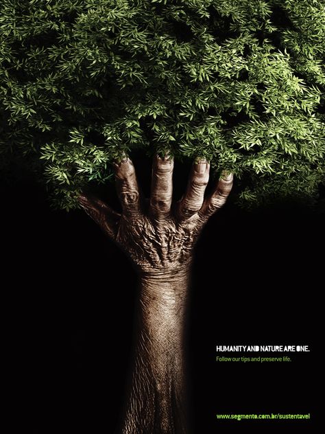 Ochrana Prírody, Hand Kunst, Clever Advertising, Graphisches Design, Publicidad Creativa, Plakat Design, Environmental Awareness, Foto Art, Creative Ads