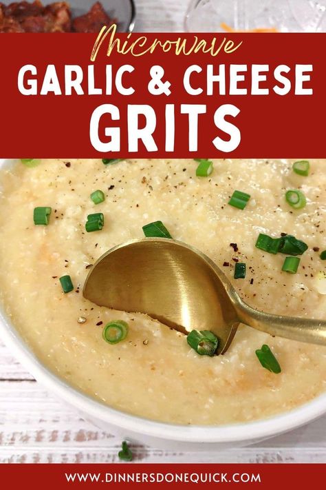 Garlic Cheese Grits Recipe, Grits Recipe Creamy, Easy Grits Recipe, Garlic Cheese Grits, Best Shrimp And Grits Recipe, Cheese Grits Recipe, Quick Grits, Corn Recipes Side Dishes, How To Cook Grits