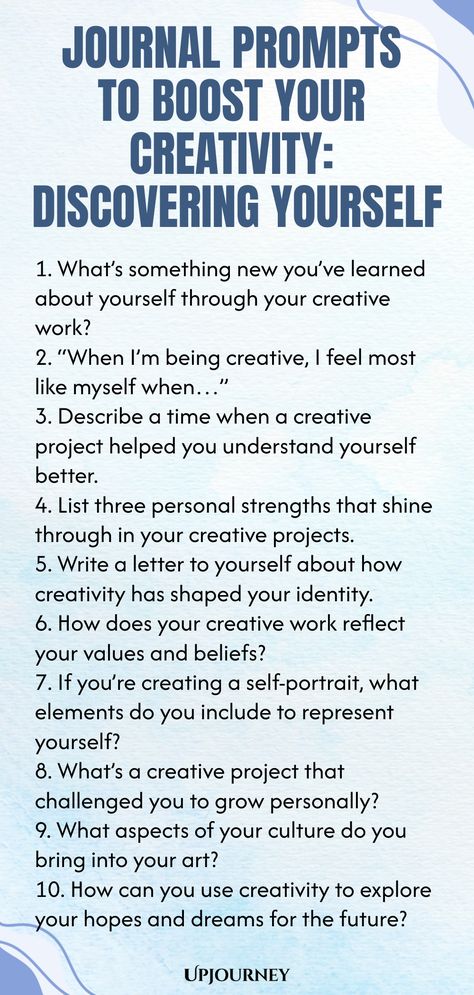 Explore these inspiring journal prompts that will ignite your creativity and help you dive deep into self-discovery. Reflect, imagine, and unleash your inner artist with "Journal Prompts to Boost Your Creativity: Discovering Yourself." Start the journey today! Journal Poems Writing Prompts, Prompt Questions Journal Ideas, Funny Journal Prompts Hilarious, Daily Journal Ideas Writing Prompts, Higher Self Journal Prompts, Self Journal Prompts, Journaling Topics, Creative Journal Prompts, Deep Journal Prompts