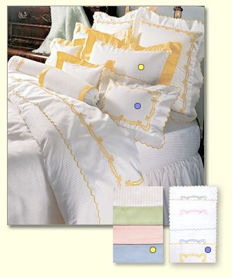 Perfect for a monogram Bed Essentials, Diy Comforter, Embroidered Pillows, Italian Bed, Luxury Pillow, Cama King Size, Bed Linen Design, White Linen Bedding, Luxury Pillows