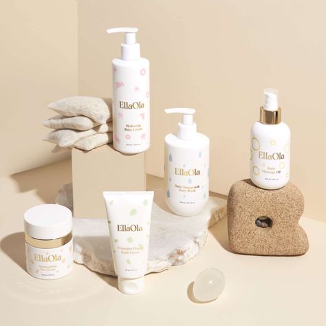 The Baby’s All-Around Bundle Baby Products Aesthetic, Baby Product Photography, Packaging Photoshoot, Shower Layout, Baby Body Wash, Skincare Branding, Baby Products Packaging, Diaper Rash Cream, Rash Cream