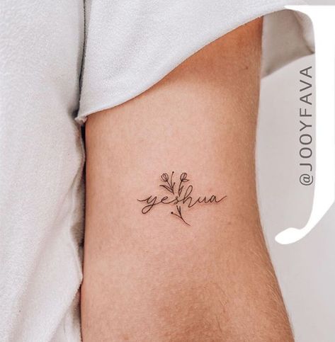 Biblical Sibling Tattoos, Bible Inspired Tattoos Small, Bible Small Tattoos, Yhwh Tattoo With Lungs, Christian Elbow Tattoo, Cross With Signature Tattoo, Tiny Biblical Tattoos For Women, Bible Vs Tattoos, Tattoo Ideas Female Small Meaningful God