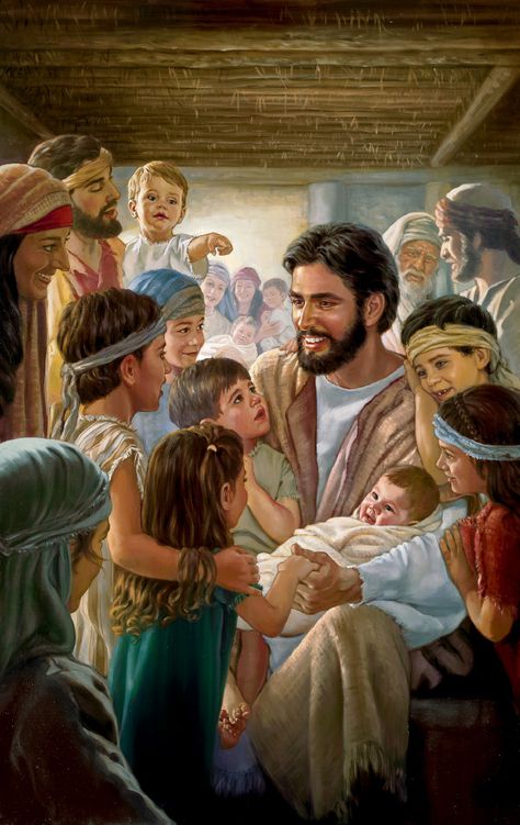 “Great Crowds Approached Him” — Watchtower ONLINE LIBRARY Jesus Smiling, Daily Text, Jw Family, Jehovah Witness Quotes, Jesus Is Risen, Bible Illustrations, Family Worship, Bible Pictures, Jesus Painting