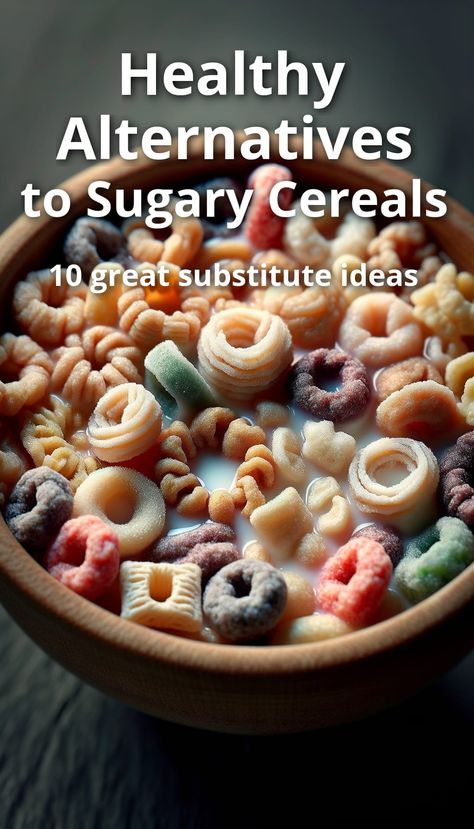 Discover why sugary cereals are so tempting: they stimulate our taste receptors and brain's reward system, causing cravings. However, they're low in protein and can lead to health issues. Try healthier alternatives like oatmeal with fruit, Greek yogurt with nuts, or homemade granola for a balanced and satisfying breakfast. Oat Clusters Recipe, Crunchy Quinoa, Oatmeal With Fruit, Best Cereal, Healthy Food Alternatives, Healthier Alternatives, Food Swaps, Healthy Cereal, Food Swap