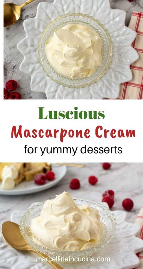 Marscapone Dessert, Mini Trifle Desserts, Orange Syrup Cake, Mascarpone Cream Recipe, Giant Lollipop, Mascarpone Recipes, Mascarpone Dessert, Syrup Cake, Mascarpone Cream