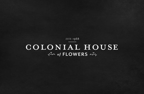 Suites With Style That Gives You Something To Love About Calligraphy & – Colonial House of Flowers | Atlanta Material Illustration, Statesboro Georgia, Fonts Style, House Of Flowers, Web Design Mobile, Type Inspiration, Beautiful Branding, Business Card Branding, Floral Shop