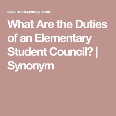 What Are the Duties of an Elementary Student Council? | Synonym Elementary Student Council, Elementary Math Classroom, Student Leadership, Leadership Activities, Student Government, Elementary School Counseling, Ice Breaker Games, Physical Education Games, Icebreakers