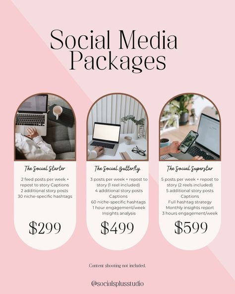 ✨WE ARE BOOKING FOR THE REMAINDER OF 2024! ✨ Book before September 30th to save 10% on your total cost!🤩🤩 *Reminder - social media management packages are most effective when used for a minimum of 3 months. Results may vary based on industry and package options. Our packages are customized to meet the needs of businesses at every stage! We are marketing professionals! With our educational background and career experience, it’s what we do best! 🌟 Most marketing agencies charge $800-$1000 ... How To Charge For Social Media Management, Social Media Manager Price List, Social Media Management Agency, Social Media Manager Template, Social Media Packages Pricing, Social Media Management Packages, Manager Organization, Appeal Letter, Educational Background