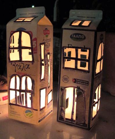 Kunst For Barn, Veselý Halloween, Kerajinan Diy, Milk Cartons, Kids Milk, Milk Box, Aktivitas Montessori, Milk Carton, Recycled Art