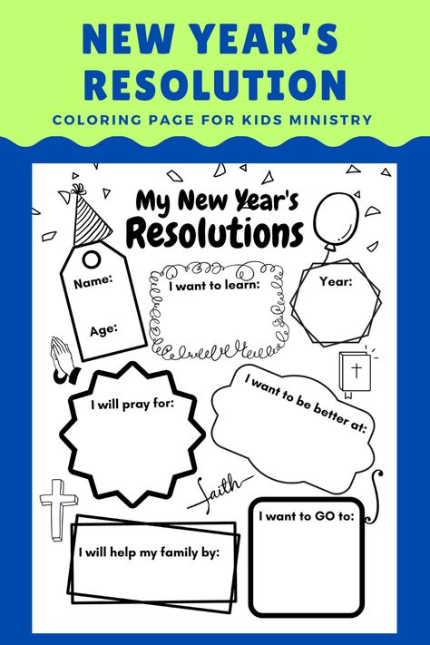 New Years Childrens Church Craft, New Years Bible Lesson For Preschool, New Years Bible Crafts For Kids, Happy New Year Sunday School Craft, New Year Bible Crafts For Kids, New Years Crafts For Kids Church Sunday School, New Years Church Crafts For Kids, New Years Eve Bible Lesson For Kids, New Year’s Resolution Activities For Kids