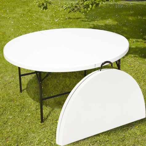 Table Ronde, Folding Table, Coffee Table, France, Canning, Furniture, Home Decor, Home Décor