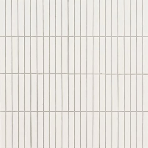 White Matte 1x6 Stack Pattern - MSI Surfaces Ivory Tile Texture, White Kitkat Tiles, Textured Tiles Bathroom, Kitchen Tile Texture, Mosaic Tiles Texture, Kitkat Tiles, White Tile Texture, White Tile Pattern, Tile Texture