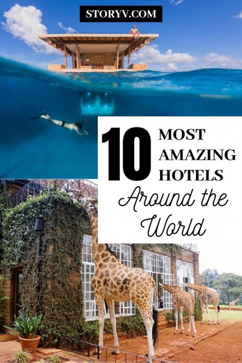 10 Of The World’s Most Amazing Hotels To Visit in Your Lifetime Unusual Hotels, Amazing Hotels, Hotels Around The World, Traveling Ideas, Travel Plan, Unique Hotels, Unique Boutique, Beautiful Hotels, Top Hotels