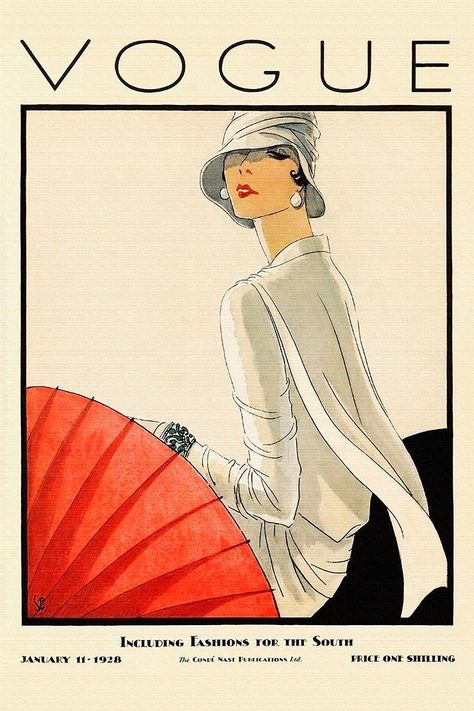 Vogue Covers Art, Vogue Poster, Vintage Vogue Covers, Academic Drawing, Vogue Vintage, Vintage Cartoons, Vogue Magazine Covers, Deco Fashion, Drawing Hair