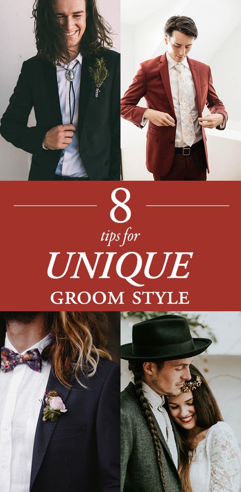 Hipster Groom, Bohemian Groom, Alternative Groom, Fall Wedding Attire, Nontraditional Wedding Dress, Vintage Groom, Mens Wedding Attire, Groom Wedding Attire, Groom Ties