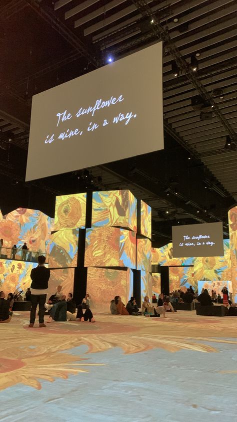 Vincent Van Gogh Museum Amsterdam, Van Gogh Meusem, Van Gohn Aesthetic, The Lume Melbourne, Vincent Van Gogh Exhibition, Van Gogh Exhibition Aesthetic, Van Gogh Museum Aesthetic, Vincent Van Gogh Aesthetic, Art Exhibition Aesthetic