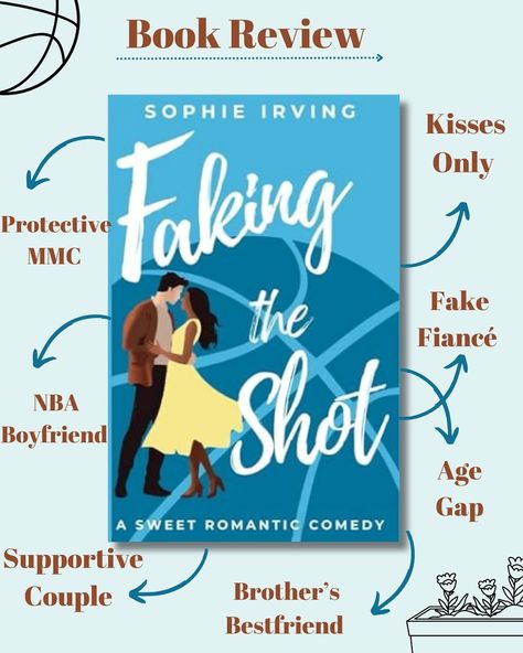 I think basketball is new book sport! Add this one to your summer TBR, releases May 30th! Thank you @sophieirving_author for this ARC. Content: * Kisses only * NBA Boyfriend * Fake Fiancé * “My Wife” Check out link for further review. #bookstagram #book #booklover #bookmaiden #bookaddict #booklovers #bookreview #bookobsessed #tbr #tbrlist #tbrcart #regencyromance #cleanread #nospicebooks #romcombooks #bookseries #cleanreadsromance #cleanbookrevolution #sweetcleanreads #booksforc... Basketball Romance Books, Best Friend To Lovers, Nba Boyfriend, Summer Tbr, Ya Books Romance, Books Recs, Basketball Books, Ya Romance, Book Tropes