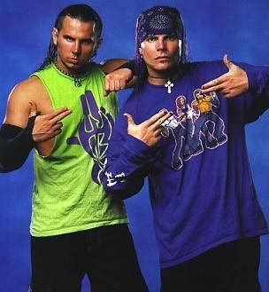 Hardy Boyz (Matt and Jeff) Wwe Jeff Hardy, Hardy Brothers, The Hardy Boyz, Intercontinental Championship, Matt Hardy, Mick Foley, Wwe Tag Teams, Watch Wrestling, Character Change