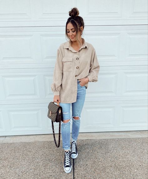 Corduroyed Jacket Outfits, Fall Corduroy Jacket Outfit, Corduroy Button Down Shirt Outfit, Oversized Corduroy Jacket Outfit, Tan Corduroy Jacket Outfit, Corduroy Shirt Outfit Women, Corduroy Shacket Outfit, Corduroy Jacket Outfit, Shacket Outfit