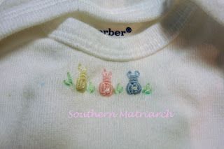 bullion knot bunnies!  The bunnies are from A-Z of Bullions. Vest Embroidery, Bullion Rose, Faith Family Friends, Bullion Stitch, Bullion Embroidery, Smocking Patterns, Wool Embroidery, Baby Garments, Baby Embroidery