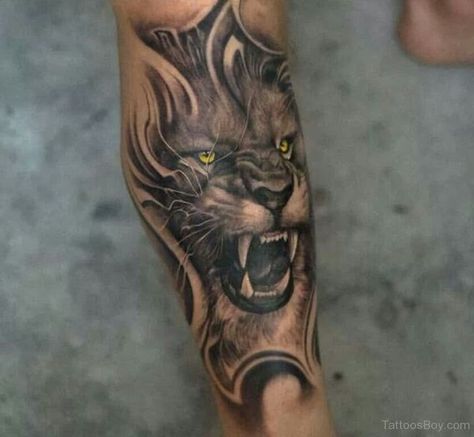 14+ Angry Lion Tattoo Designs & Ideas | PetPress Lion Sleeve, Lion Forearm Tattoos, Tattoo Lion, Lioness Tattoo, Lion Tattoo Sleeves, Lion Tattoos, Mens Lion Tattoo, Petit Tattoo, Lion Head Tattoos