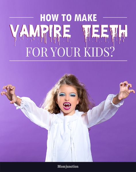 As a mom, you are probably your kid’s go to for almost everything. And being a mom sometimes means using your creativity in ways you may not have done so before. Diy Fangs Vampire Teeth, Kids Vampire Costume Girl, Kids Vampire Makeup Girl, How To Make Vampire Teeth, Diy Vampire Costume Kids, Vampire Make Up Kids, Vampire Teeth Diy, Diy Vampire Teeth, Girl Vampire Costume