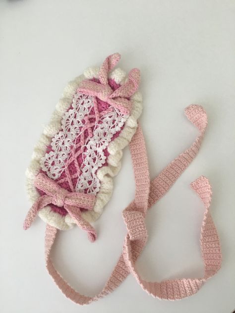 Gyaru Crochet, Dolly Crochet, Mochila Crochet, Crochet Fairy, Crochet Hair Accessories, Crochet Clothing And Accessories, Crochet Design Pattern, Kawaii Crochet, Crochet Inspo