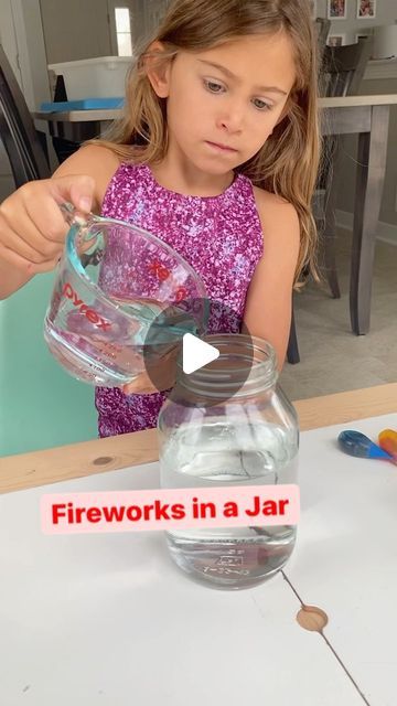 Fireworks In A Jar, Kids Art Poster, Jar Saving, Water Watch, Liquid Food, Childcare Activities, Kids Bedroom Design, Into The Water, Kids Room Organization